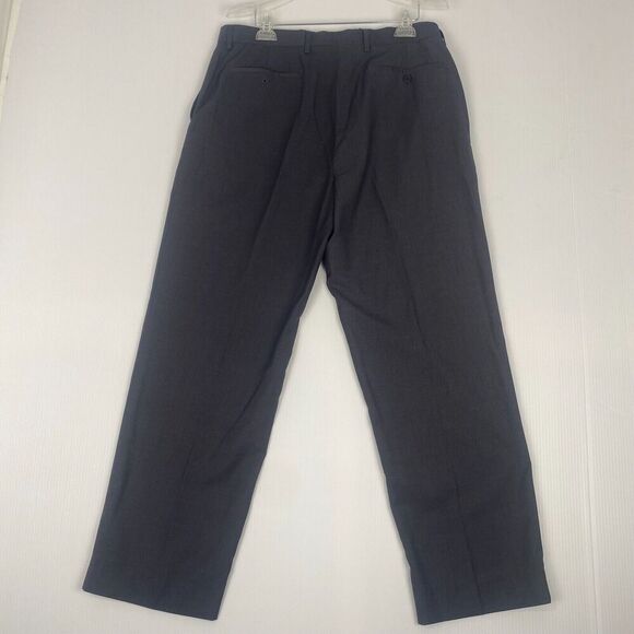 J Ferrar Slim Fit Men's Dress Pants Size 36/30 Gray Slacks Casual Machine Wash - Picture 11 of 14
